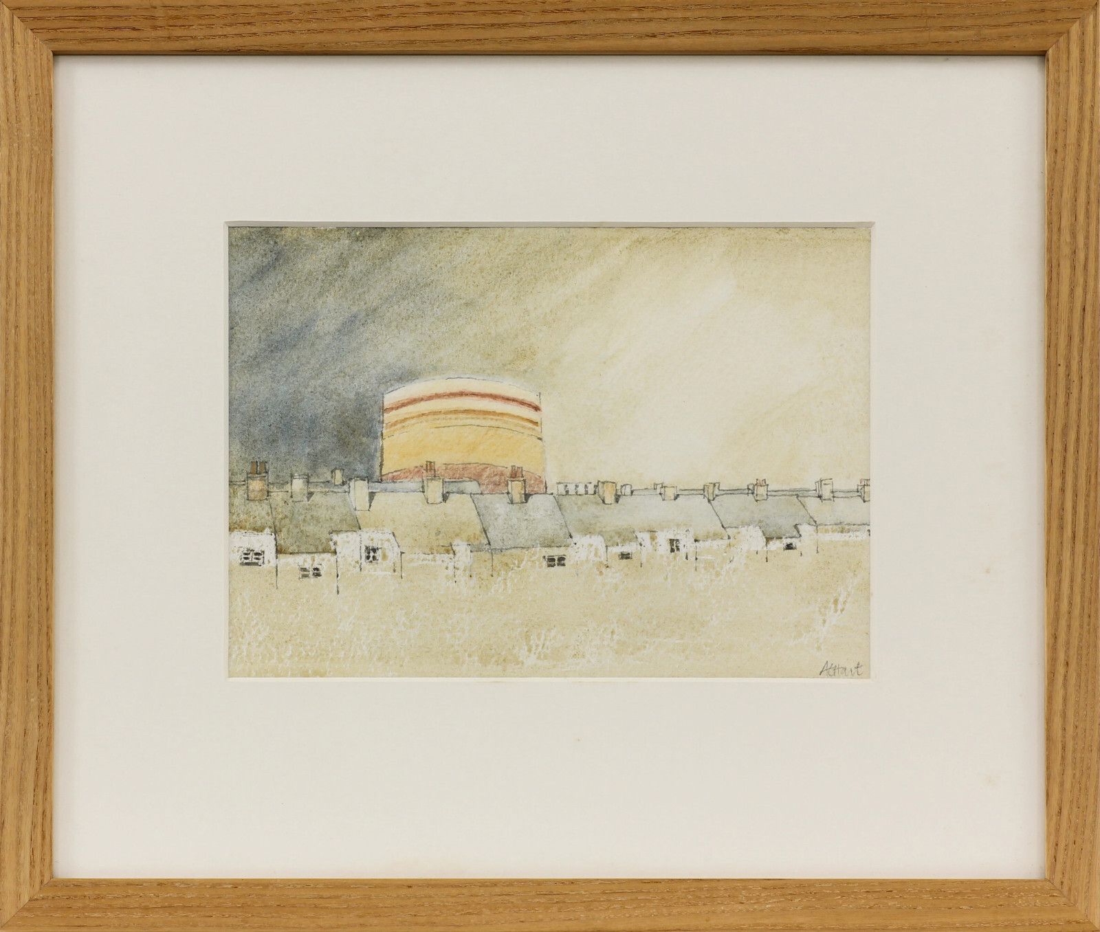 Watercolour Titled "Now You See It " By Ann Hart photo Art
