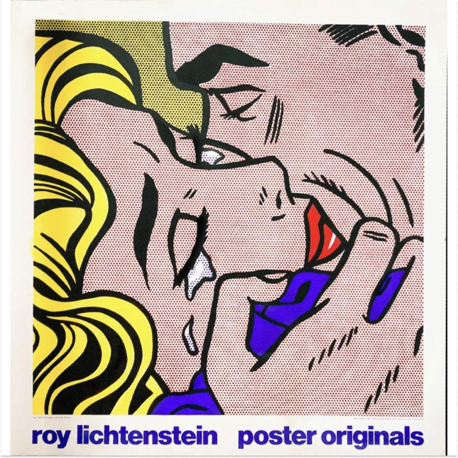 Roy Lichtenstein Kiss, 1964, 1960s