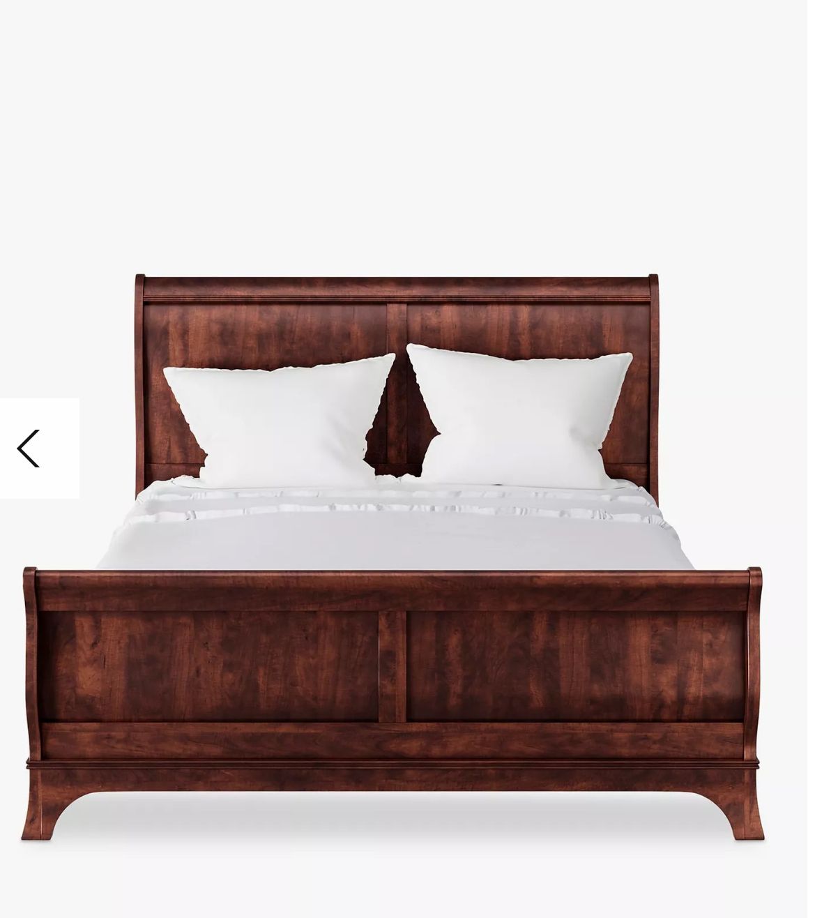 Rrp £1600 Laura Ashley Solid Birch Super King Bed With Free New John Lewis Aerobed Supermattress photo furniture