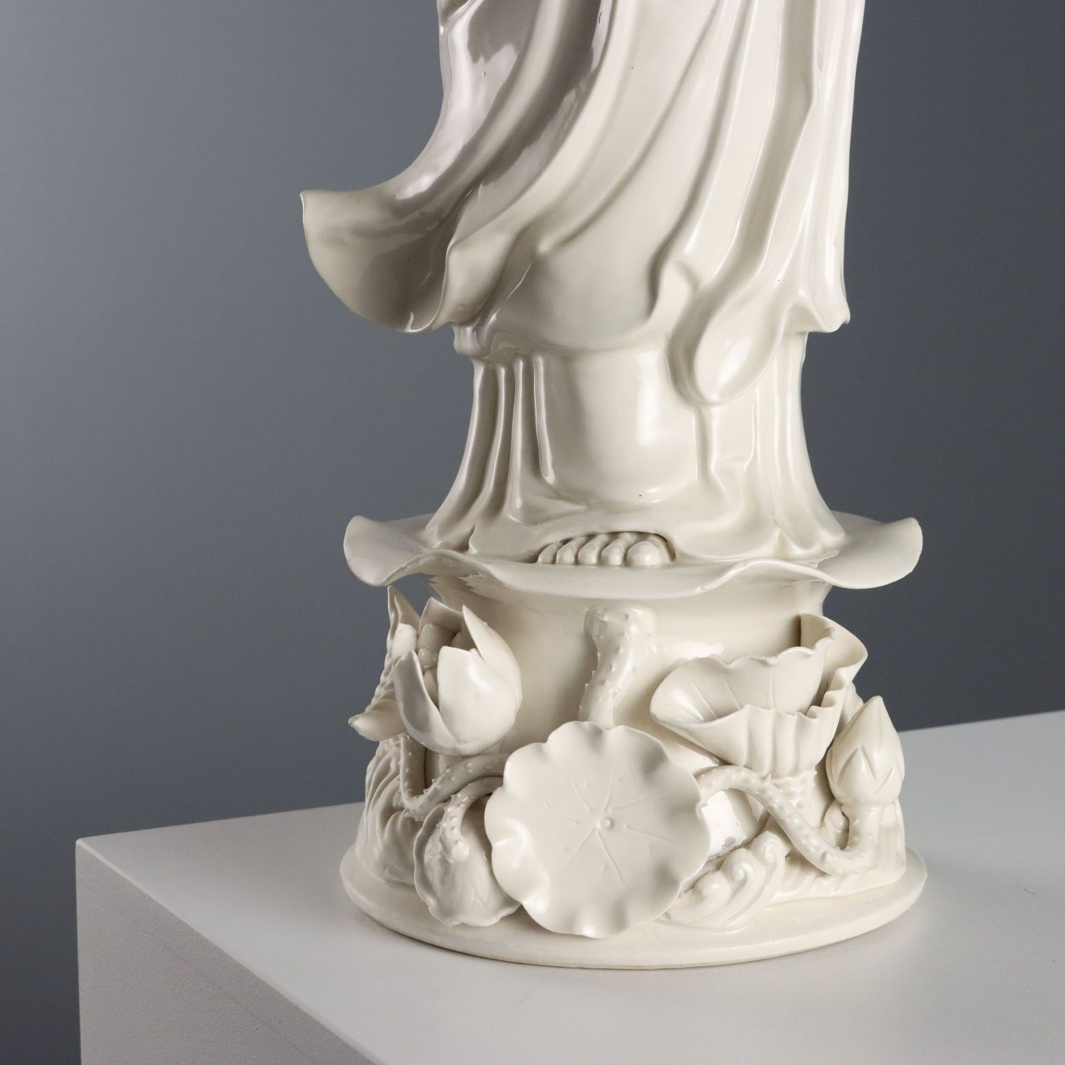 Antique Sculpture Guanyin Porcelain China XX Century photo buy