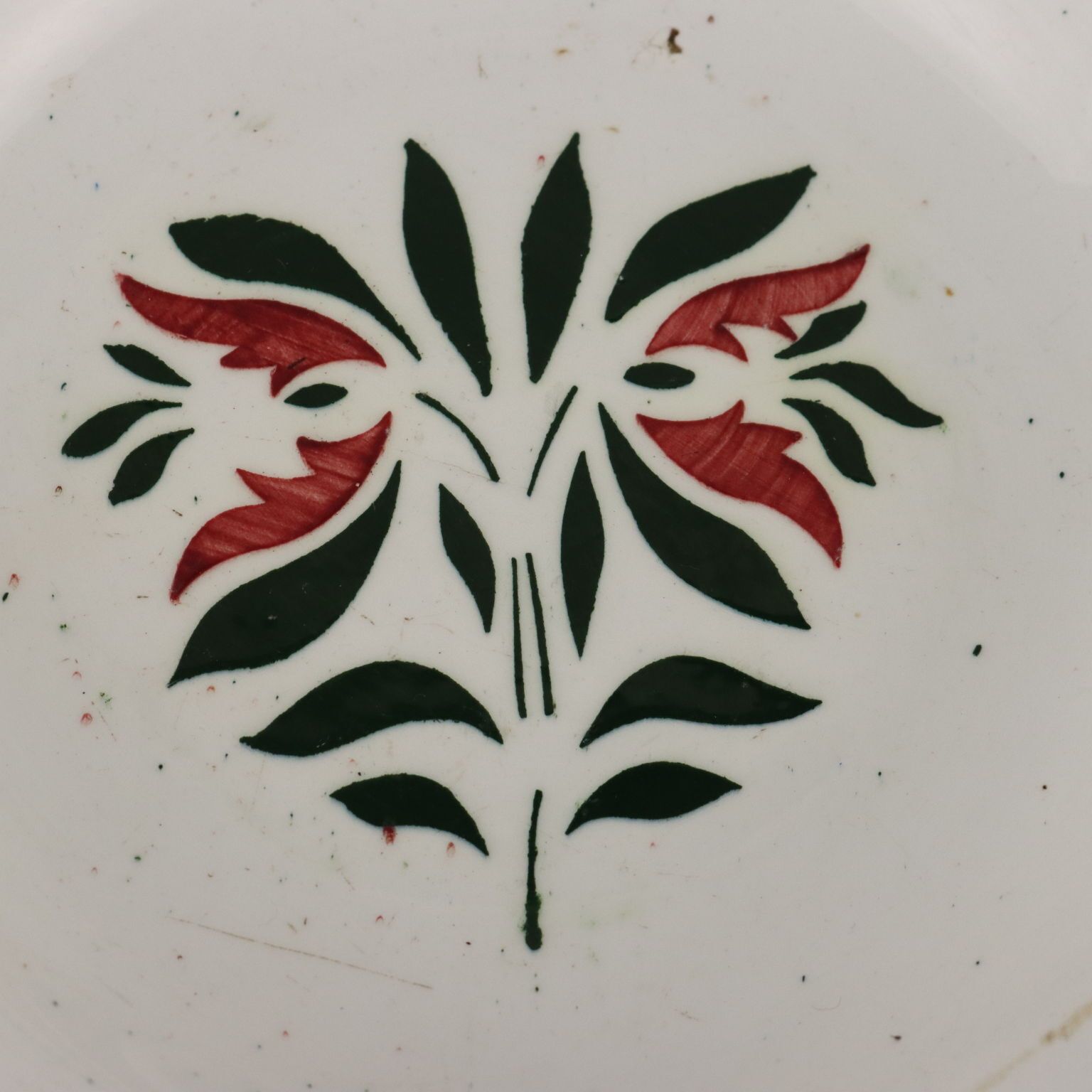 Antique Ceramic Plate Of French Manufacture Early XX Century photo for sale