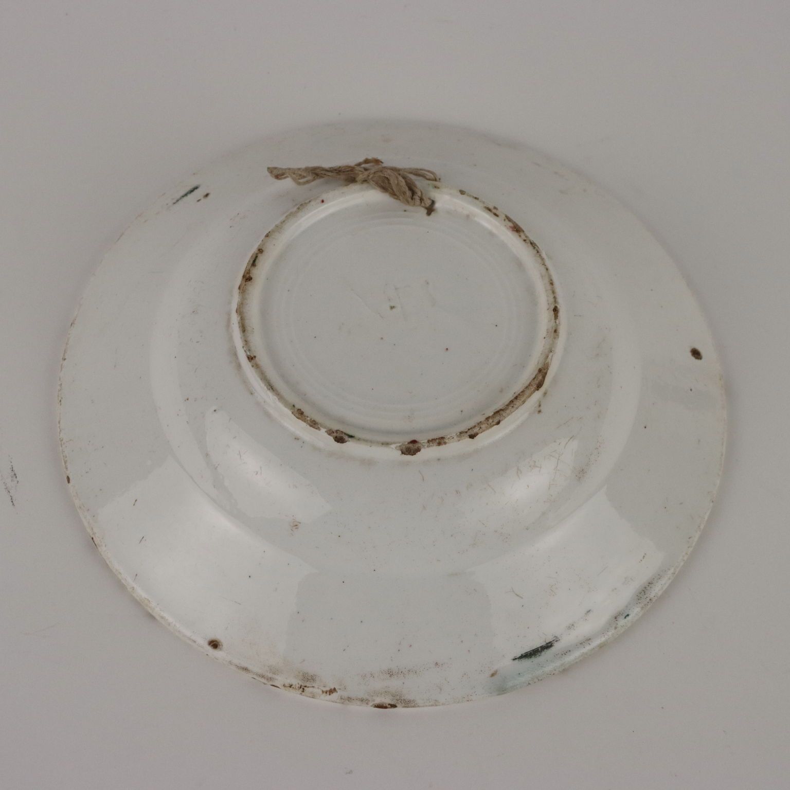 Antique Ceramic Plate Of French Manufacture Early XX Century photo vinterior