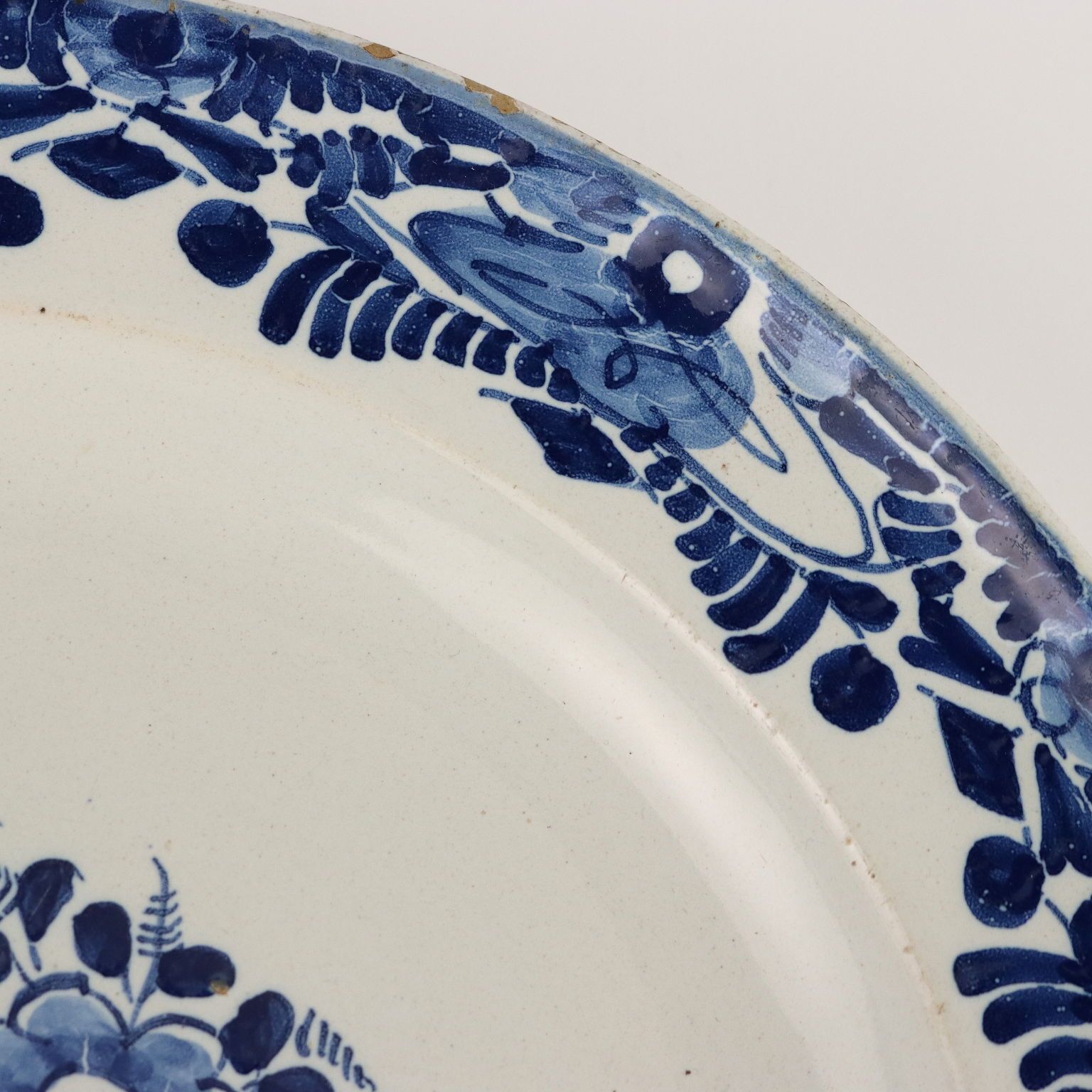 Antique Majolica Plate Man. Antonibon Nove Italy XVIII Century photo Home Decor