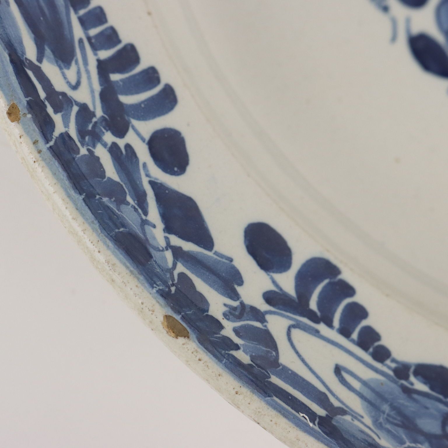 Antique Majolica Plate Man. Antonibon Nove Italy XVIII Century photo buy