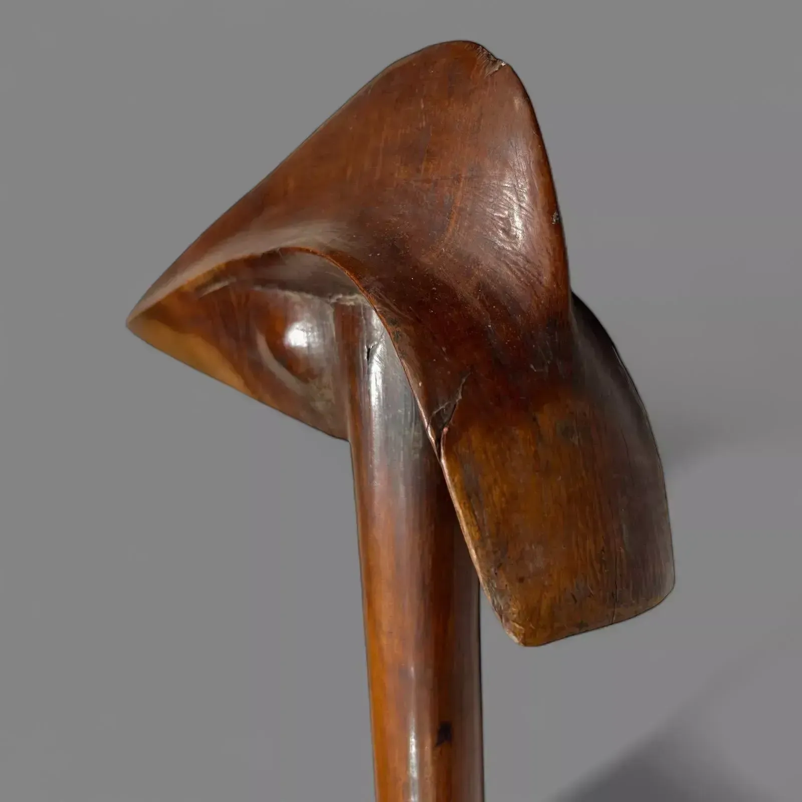 Rare Kanak Kagu Wooden Bird Beak Puzzle, New Caledonia, 19th Century photo Home Decor