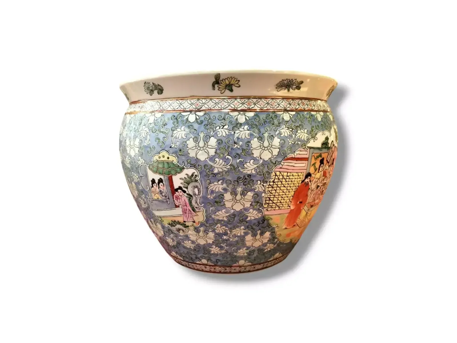 19th Century Aquarium Pot In Porcelain, China. photo for sale