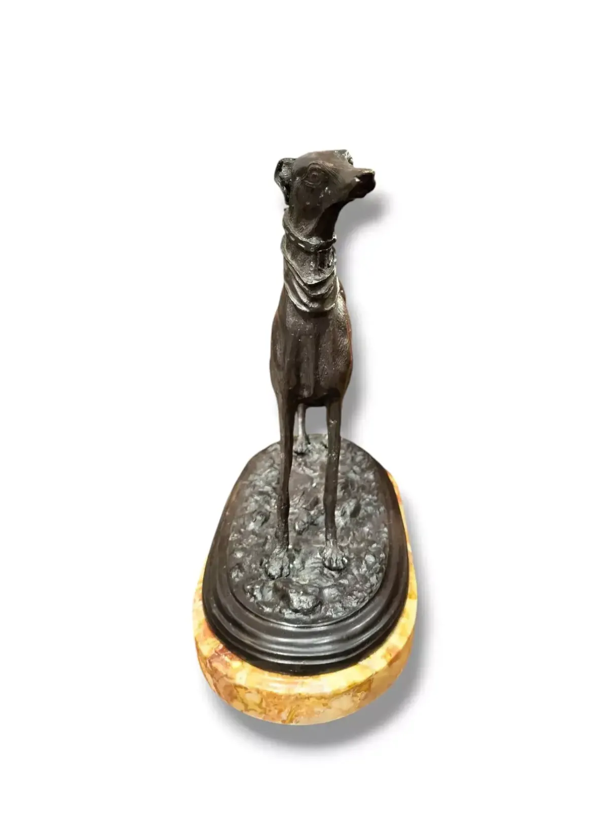 19th Century Statue Of A Greyhound In Bronze, In The Style Of Pierre Jules Mêne photo 1574.0