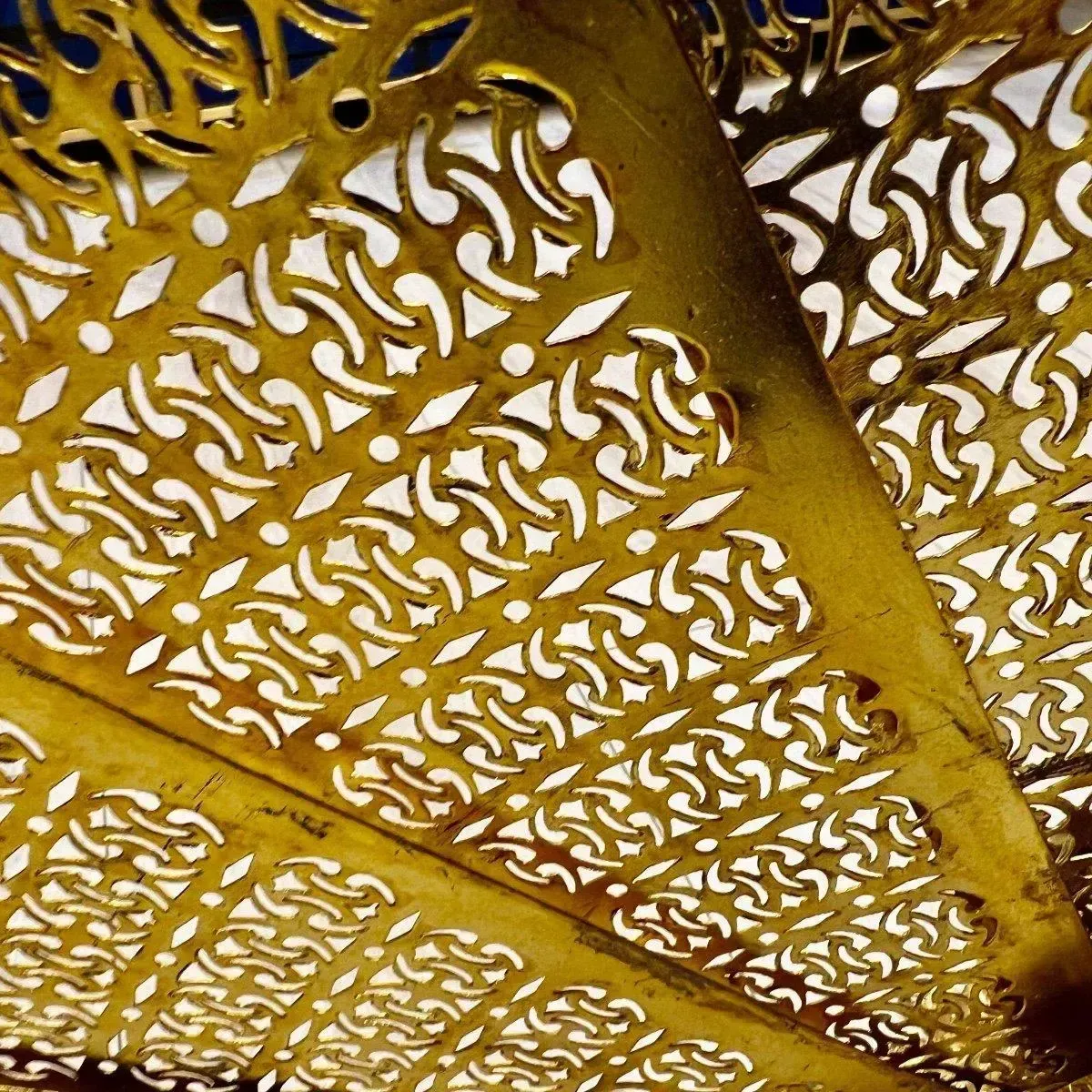 19th Century Fireplace Screen In Gilt Bronze photo vinterior
