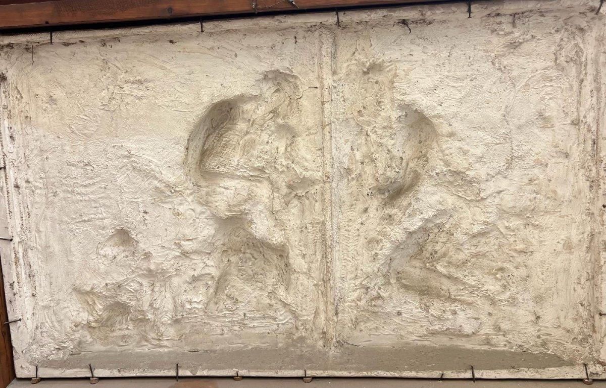 19th Century Framed Relief Sculpture, Inspired By The Style Of Clodion photo for sale