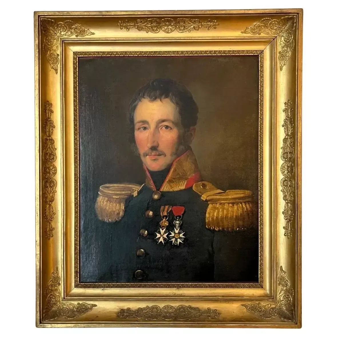 Portrait Of General Goethals Attributed To Gustaaf Wappers (1803 1874)