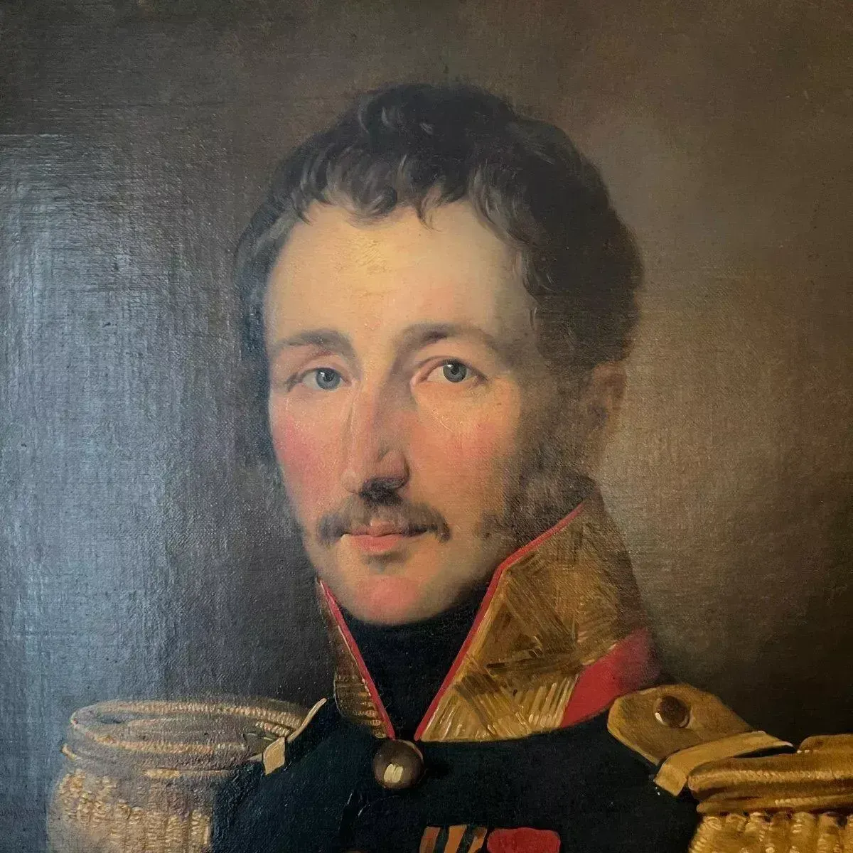 Portrait Of General Goethals Attributed To Gustaaf Wappers (1803 1874) photo for sale