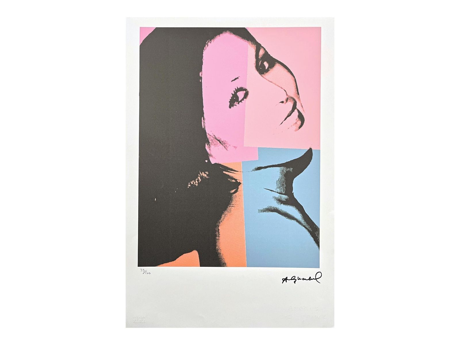 Andy Warhol   Sachiko   Signed, Numbered Edition Of 100, 38 X 56 Cm, Edition Leo Castelli