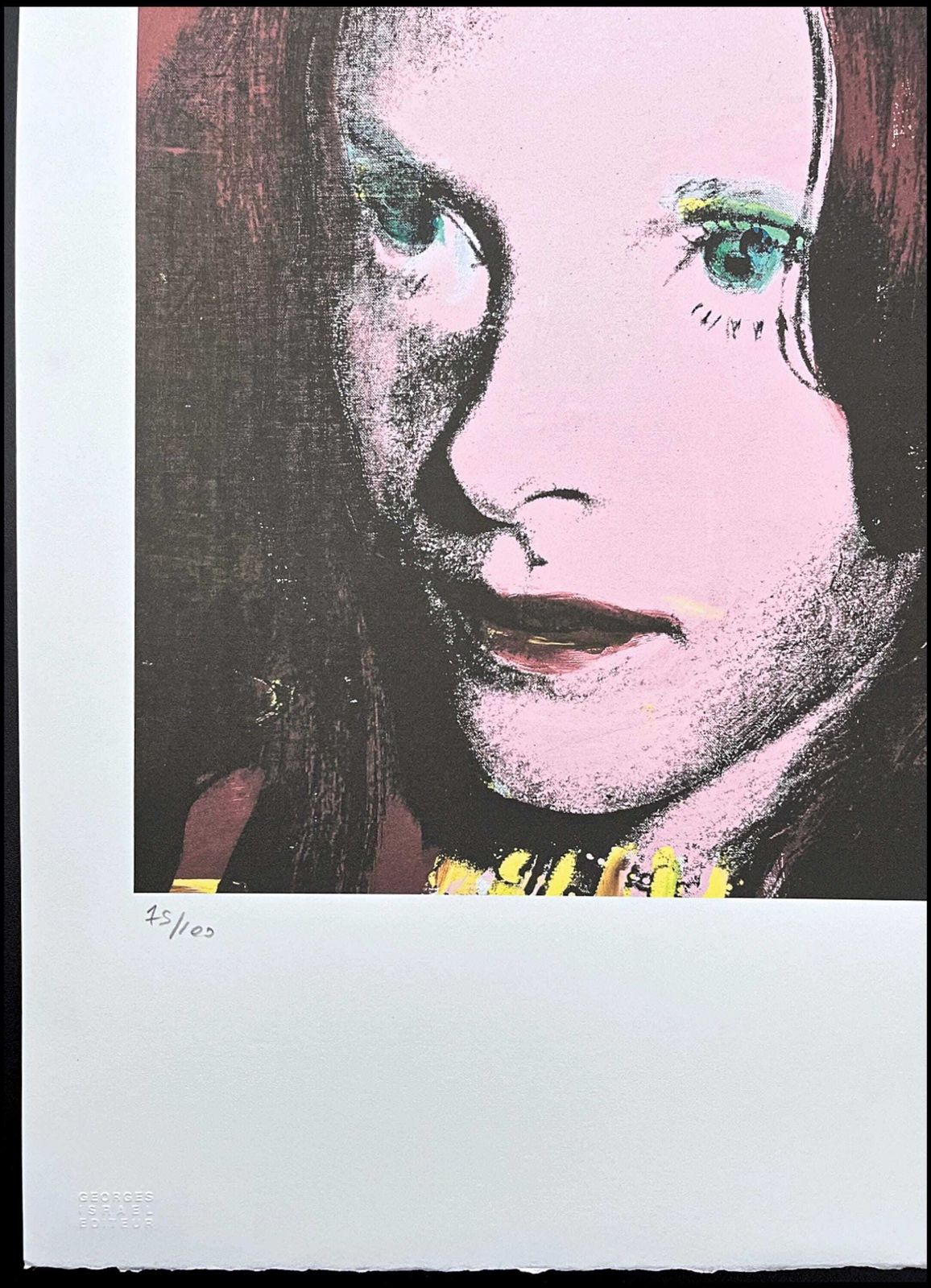 Andy Warhol   Sanda Brant   Signed, Numbered Edition Of 100, 38 X 56 Cm, Edition Leo Castelli photo for sale