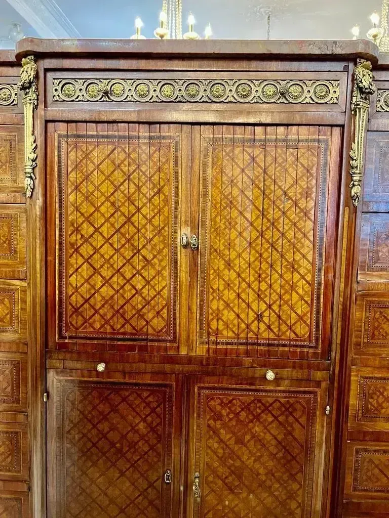 Furniture Late 19th Century Louis XV Transition Style Cabinet photo