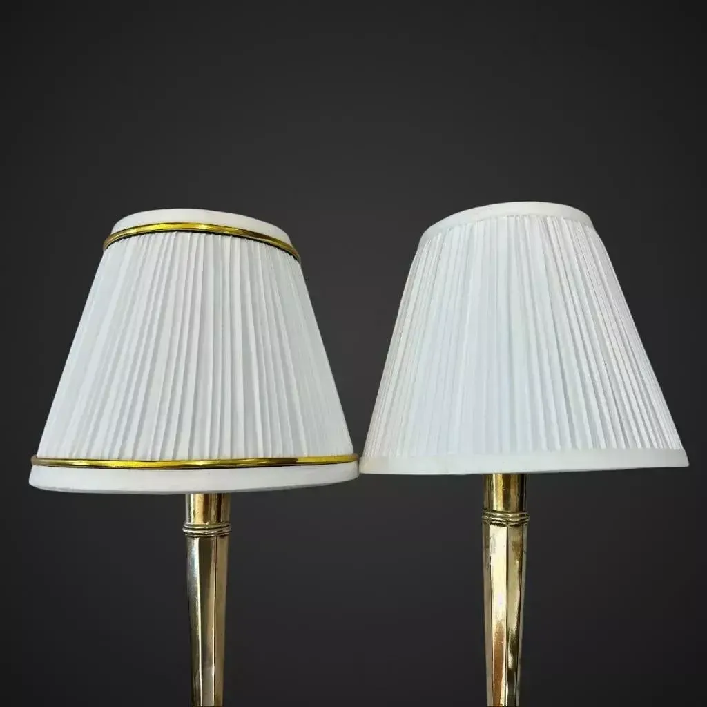 Lighting Early 19th Century Pair Of Louis XVI Directoire Style Candlestick Lamps photo