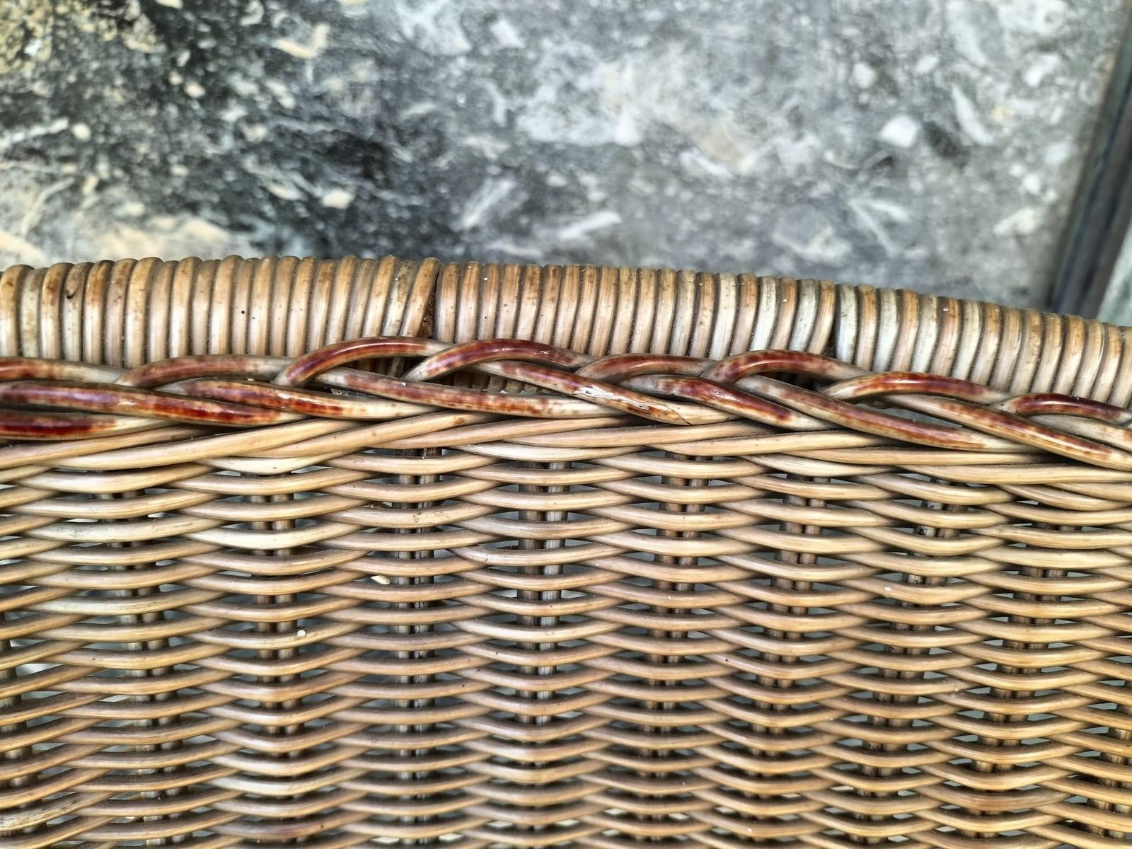 Mid Century Modern Pair Of Wicker Armchairs By Francis Mair photo furniture