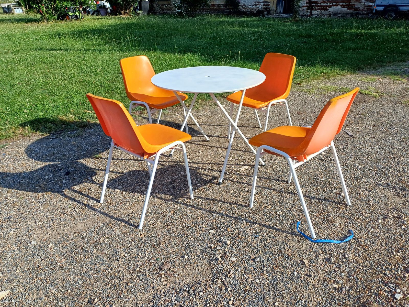 Vintage Iron And Plastic Garden Furniture photo 296.0