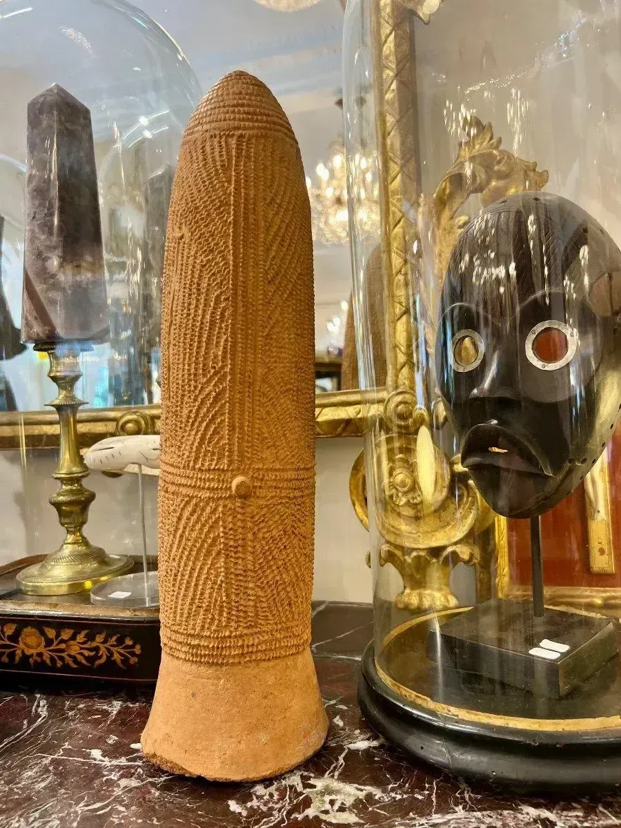 16th Century Ceremonial Urn From Burkina Faso, Africa photo vinterior