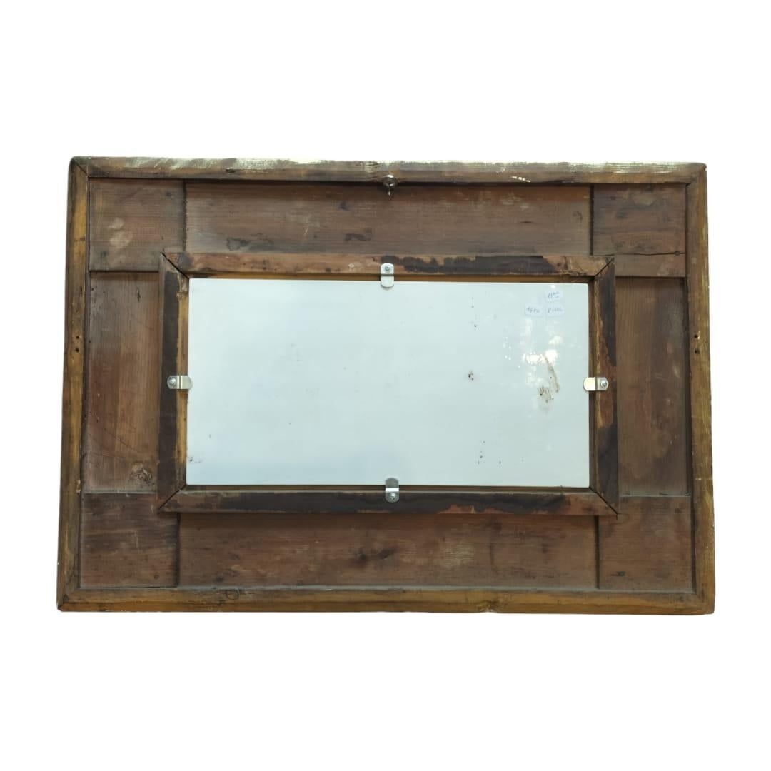 19th Century Porcelain Painting In Large Gilded Frame photo 1789.0