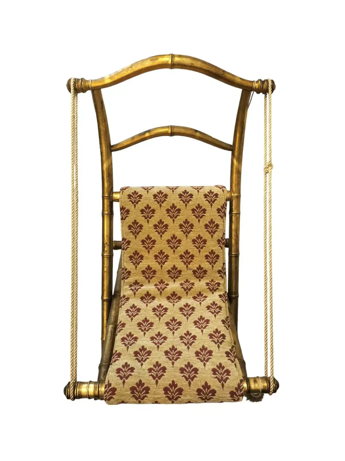 photo furniture Rare 19th Century Folding Chair In Gilt Wood, Napoleon III Period