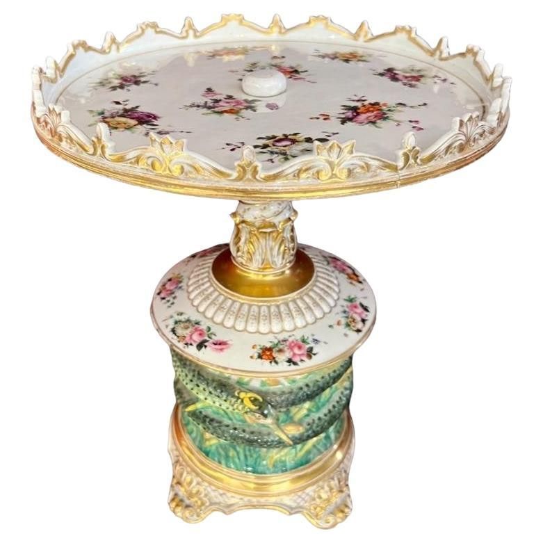 Late 19th Century Pair Of Serving Platters In Paris Porcelain