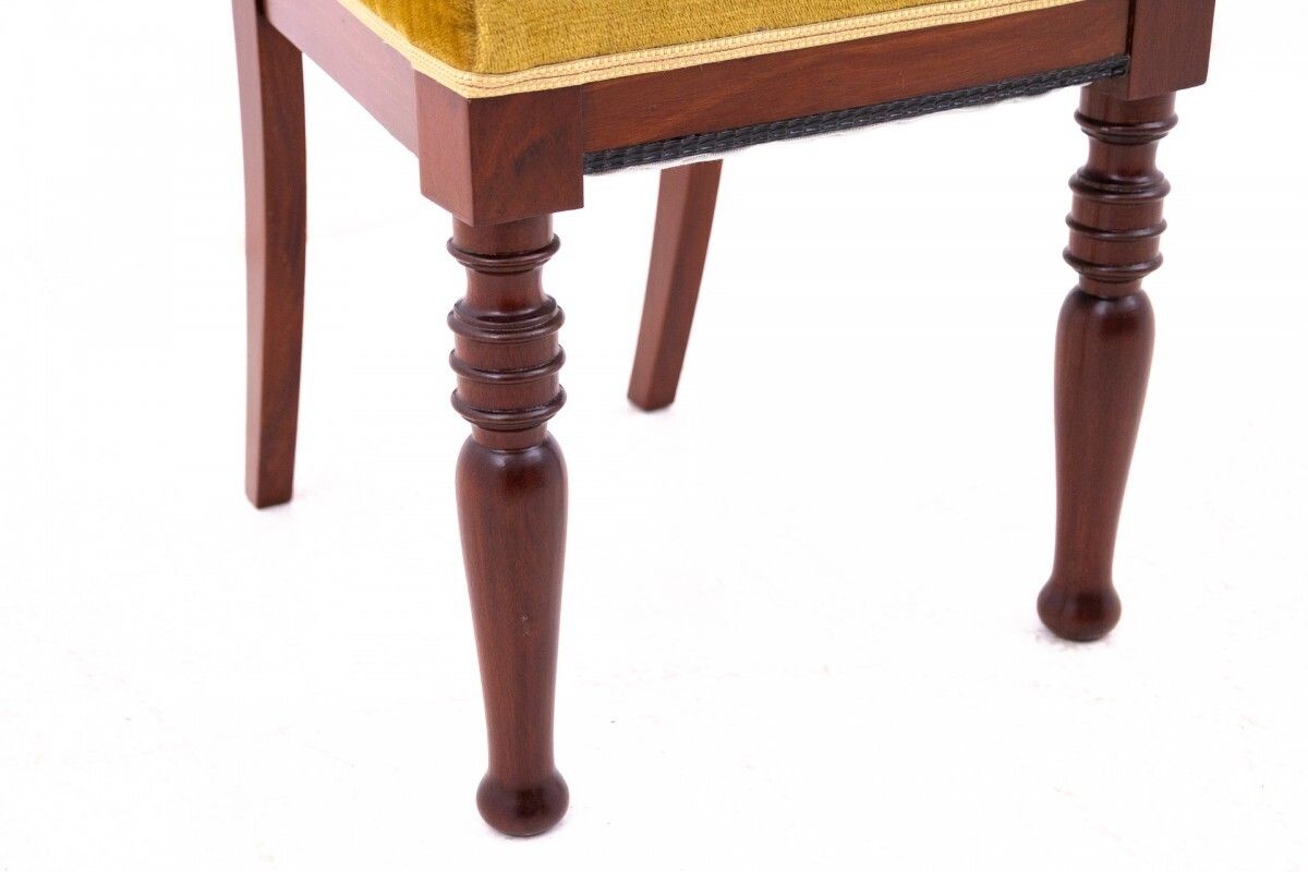 Furniture Set Of Six Chairs, Northern Europe, Turn Of The 19th And 20th Centuries. After Renovation. photo