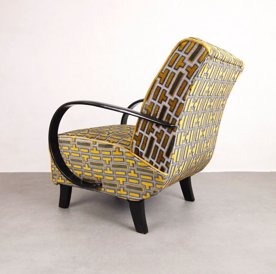 Armchairs "Gold Tetris" From 1935 By Jindrich Halabala photo buy