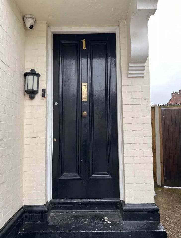 Large Victorian 1880 External Front Door photo furniture