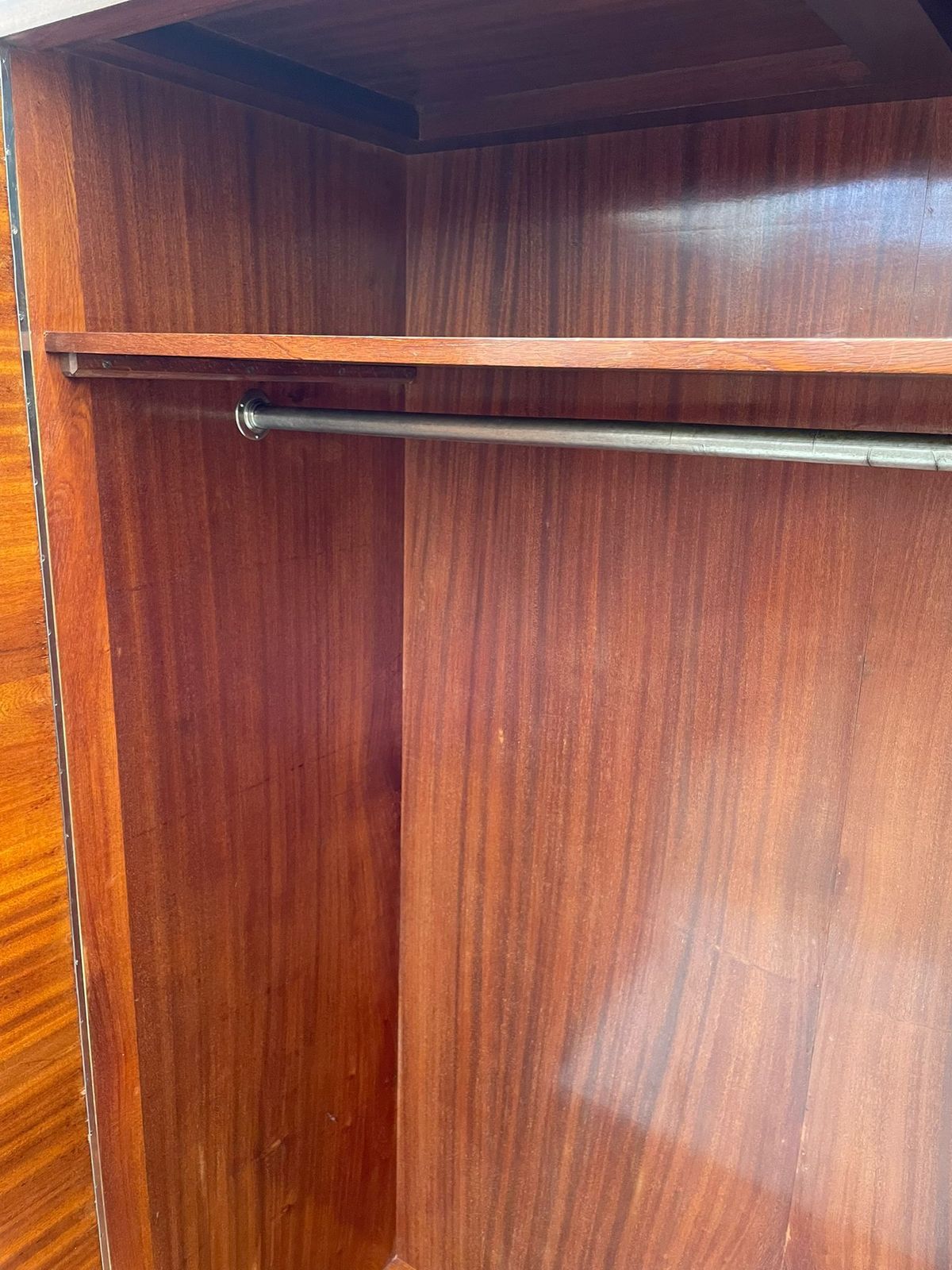 photo vinterior Your20th Restored Walnut Veneer Wardrobe With Art Deco Influence, 1930s–1960s Rs. 147,700.00
