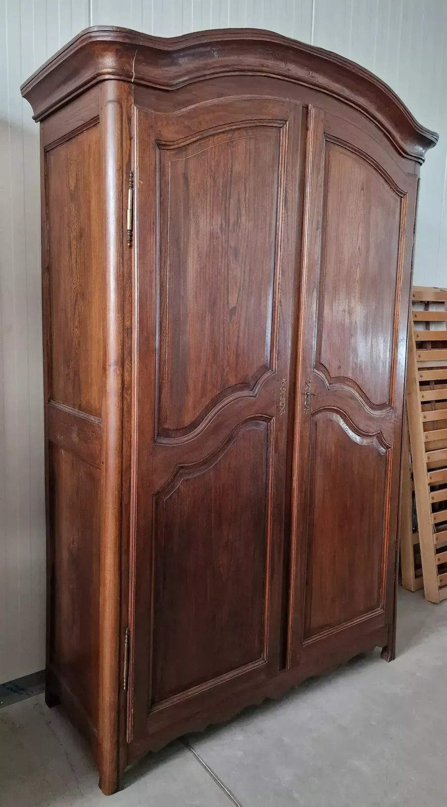 Large Oak Wardrobe, 1800s, Antique photo for sale