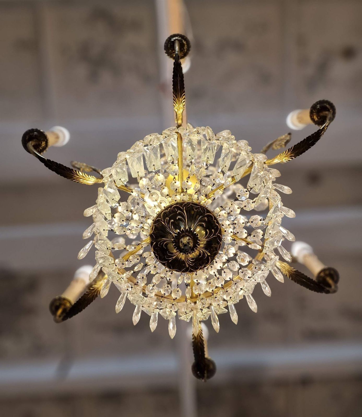Luxurious Chandelier. France.1960s photo 468.0