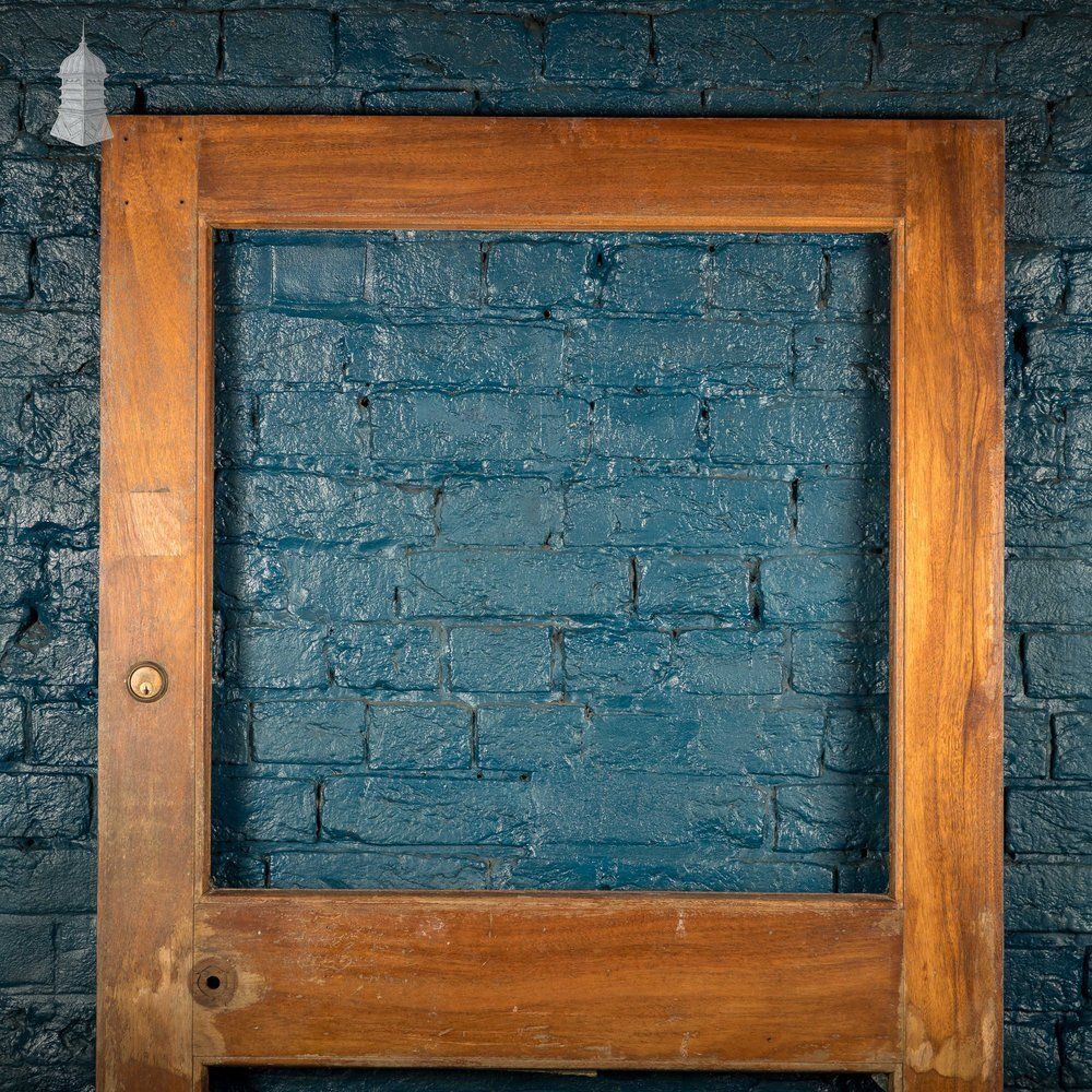 Glazed Door, Mahogany – 2 Panel Openings photo for sale