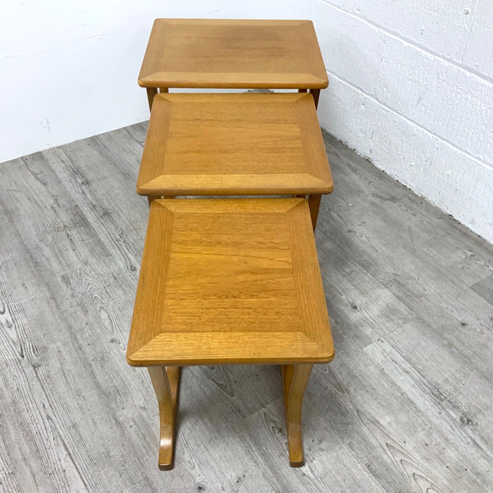 Parker Knoll Mid Century Teak Nest Of 3 Tables. photo vinterior