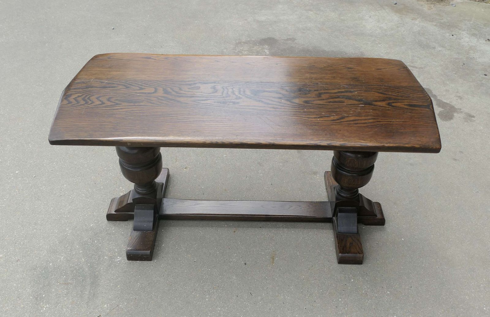 Good Farmhouse Oak Refectory Style Coffee Table