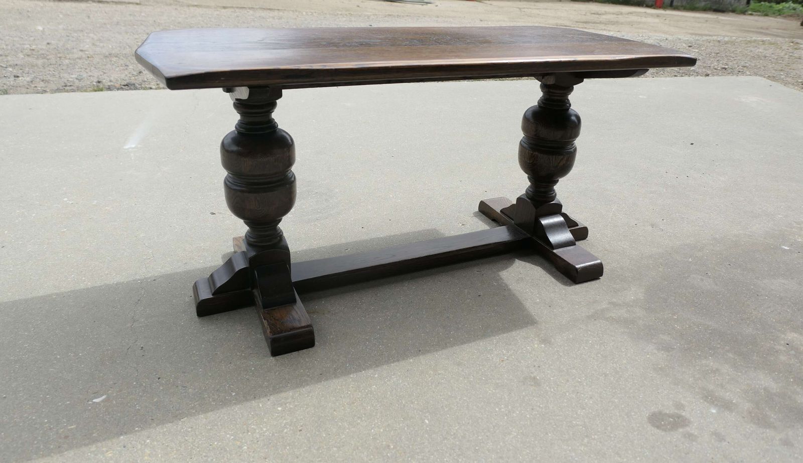 Good Farmhouse Oak Refectory Style Coffee Table photo Furniture