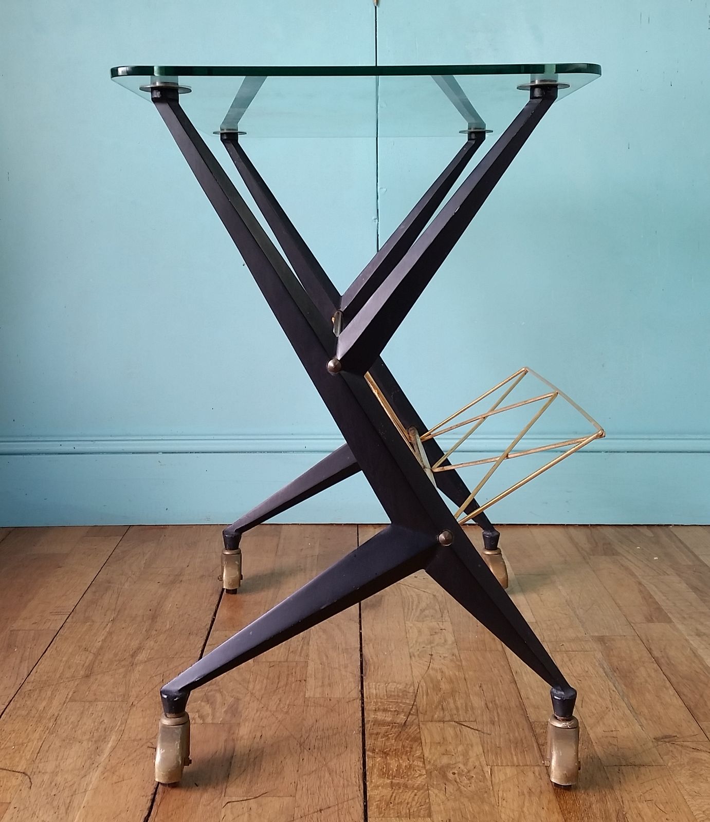 Italian Mid Century Trolley By Angelo Ostuni photo for sale