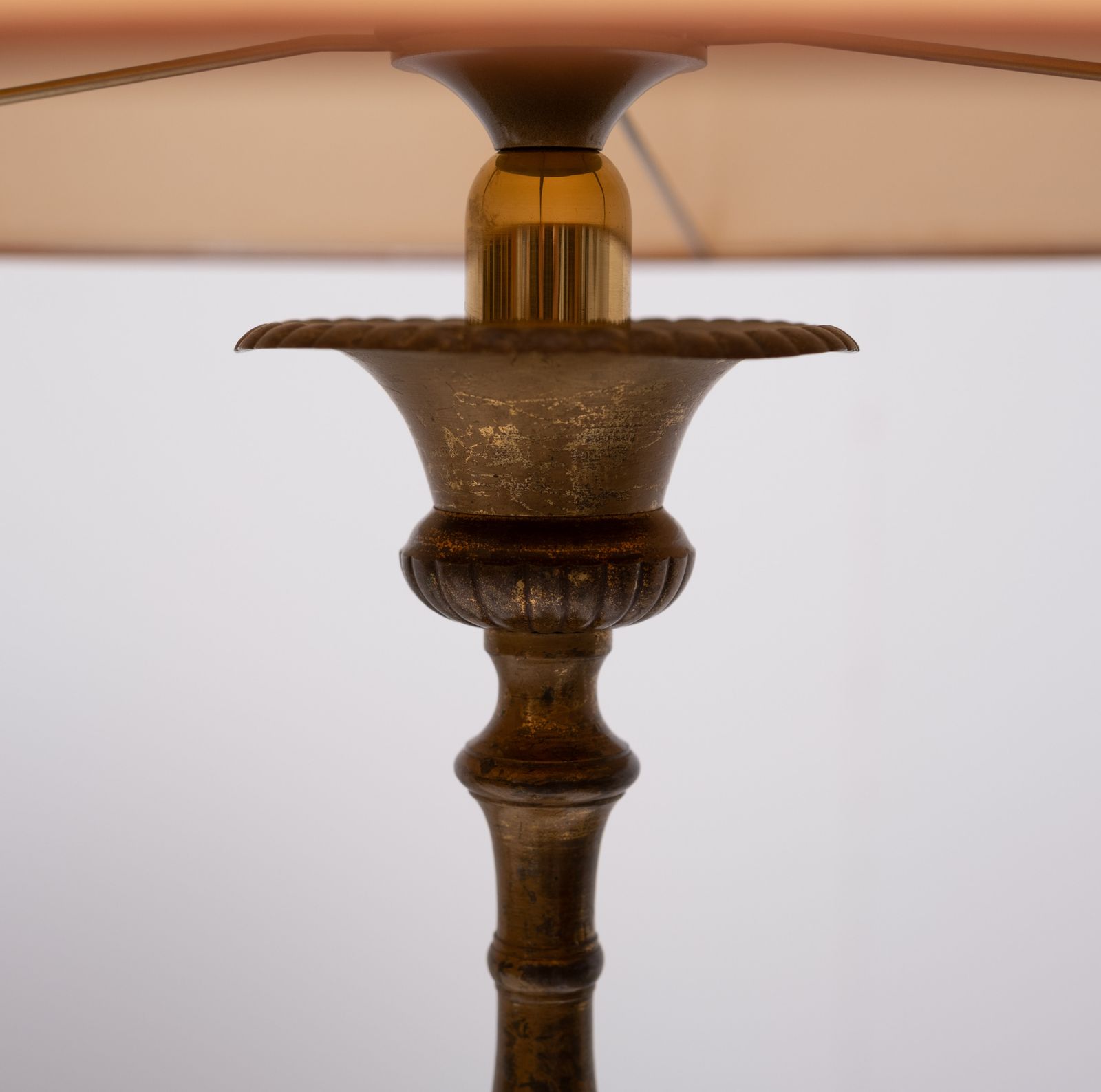 Gilded Bronze Table Lamps With Shades France 1880s photo furniture