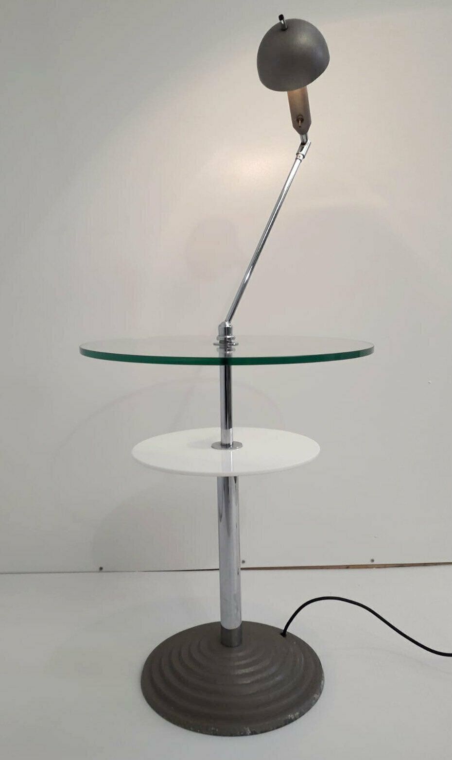 Rare Pair Of Lamp Tables By Fontana Arte photo vinterior