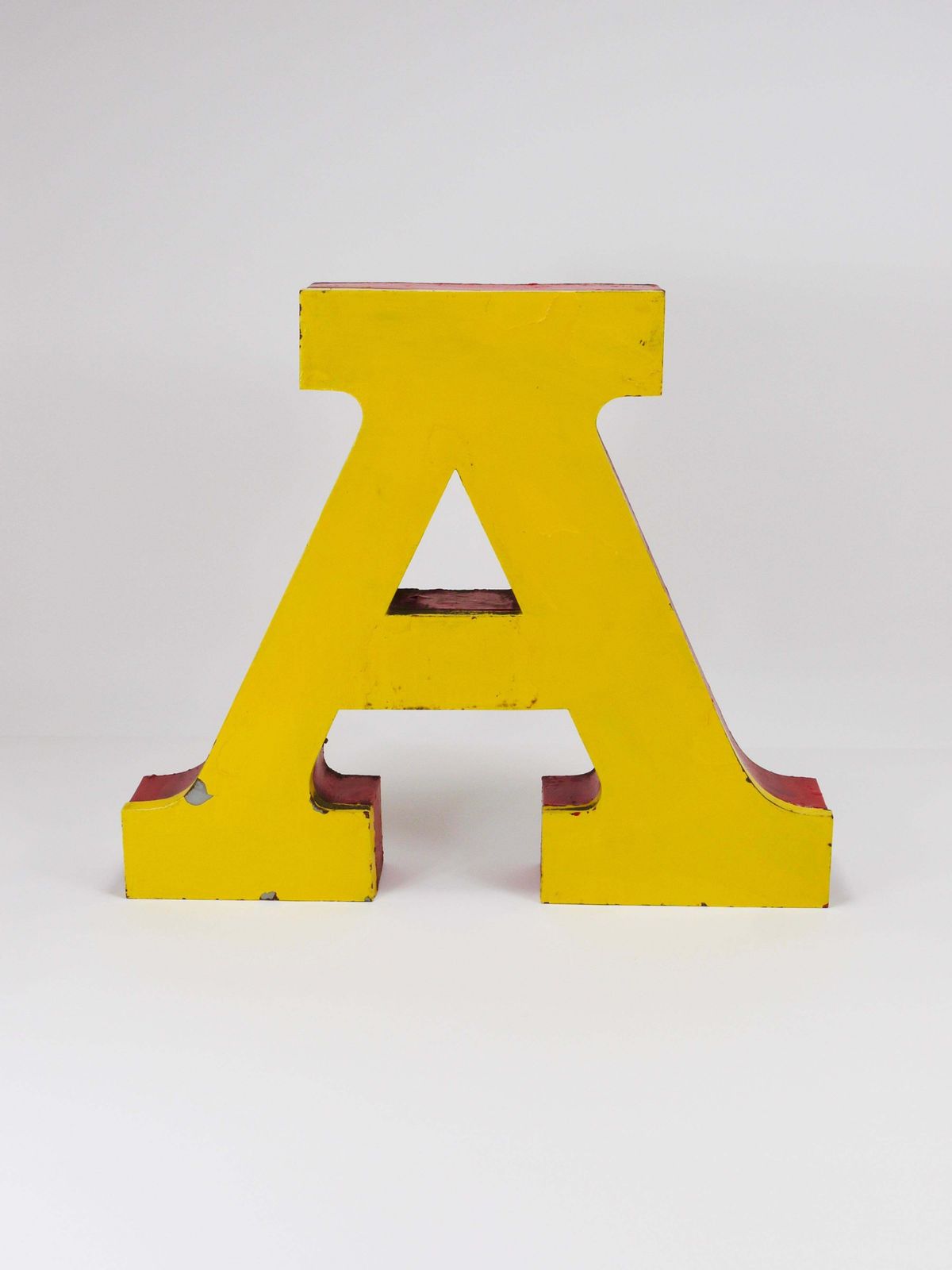 Large Channel Letter A Circus Lettering Advertising Sign From The The 1960s photo buy