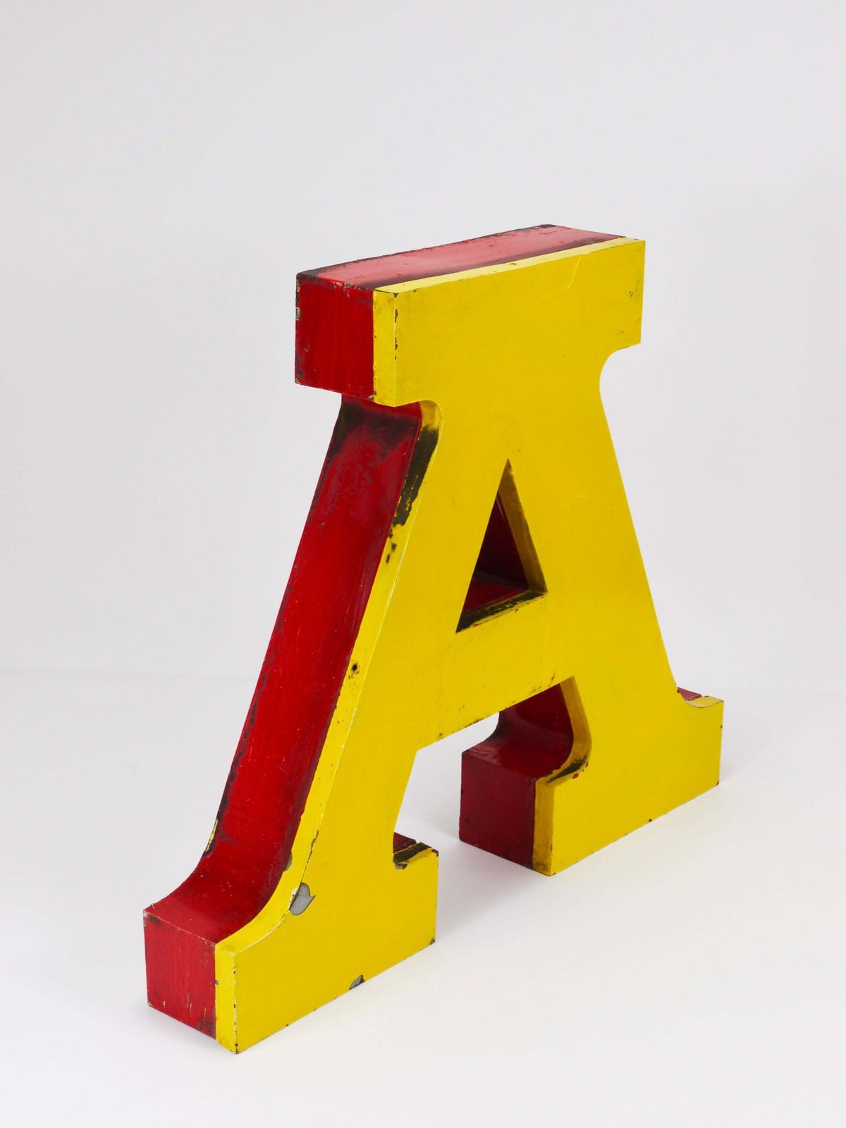 photo for sale Large Channel Letter A Circus Lettering Advertising Sign From The The 1960s