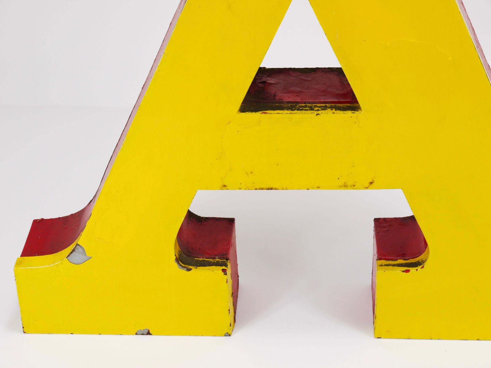 photo vintage Large Channel Letter A Circus Lettering Advertising Sign From The The 1960s