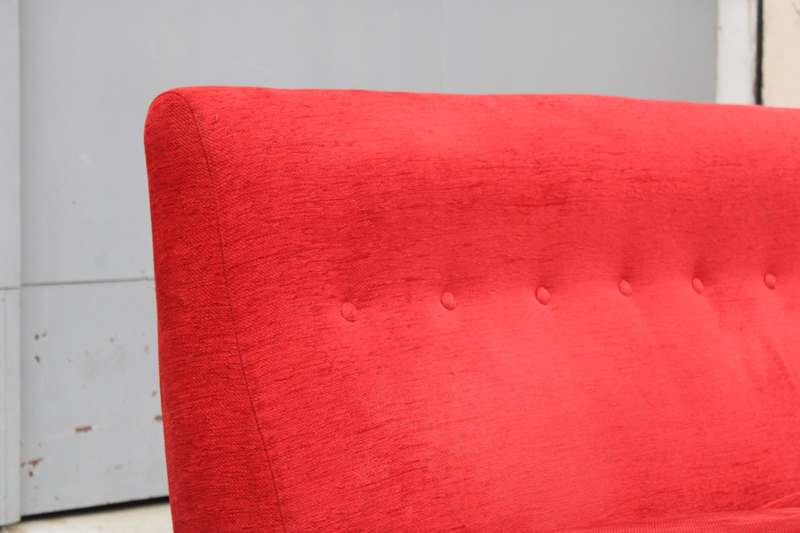 Marco Zanuso Triennale Sofa Marco Zanuso For Arflex 1951 Red Velvet photo Furniture