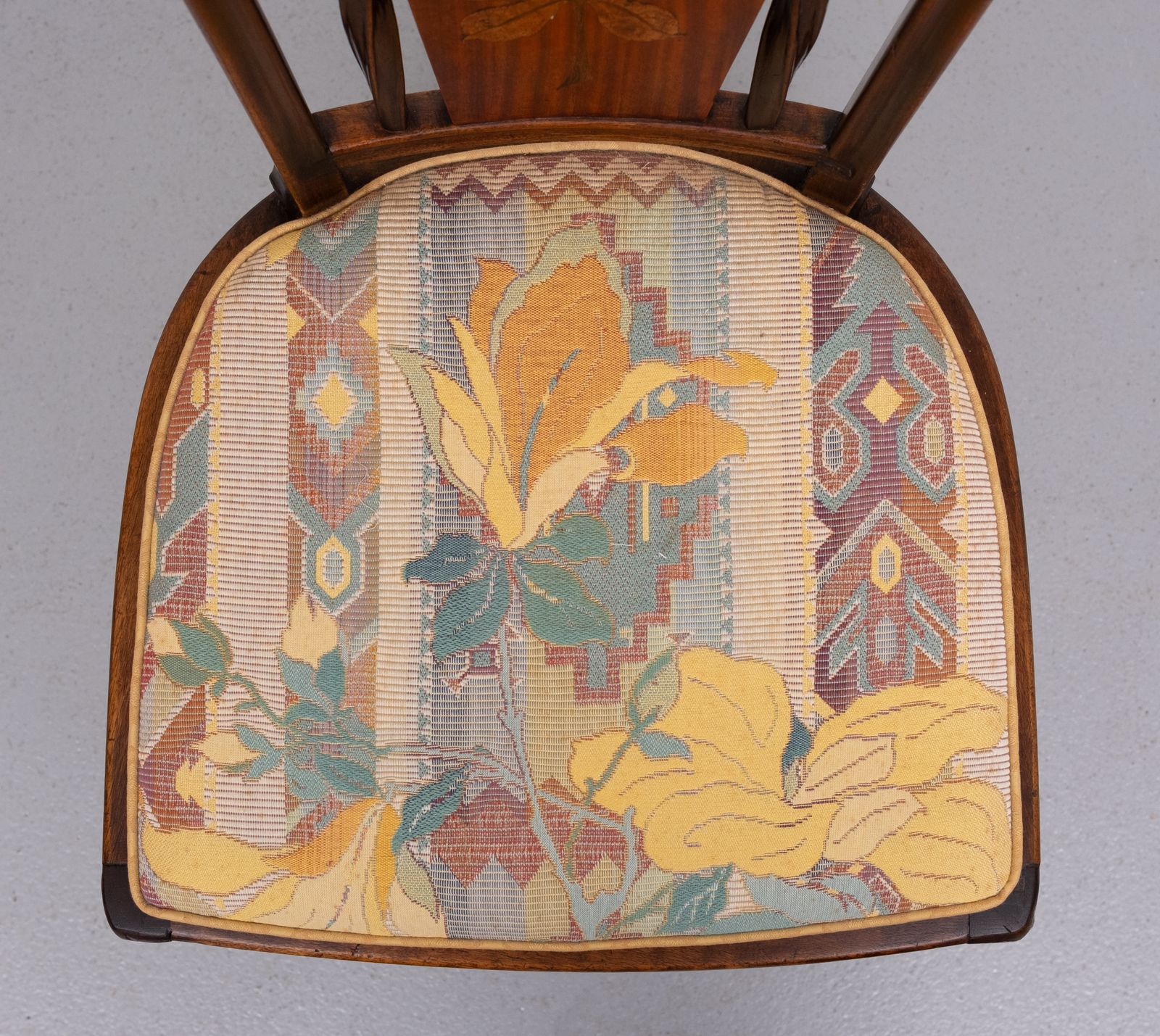 Art Nouveau Side Chair Louis Majorelle Anno 1900 photo for sale