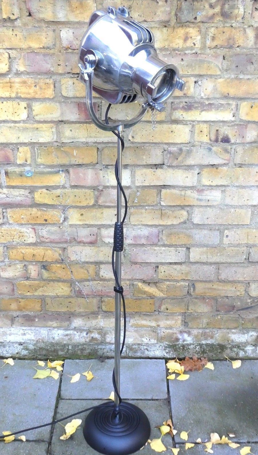 photo for sale Rare Strand Theatre Film Spotlight Studio Floor Standing Standard Lamp Art Deco Mid 20th Century Patt 23 Lighting
