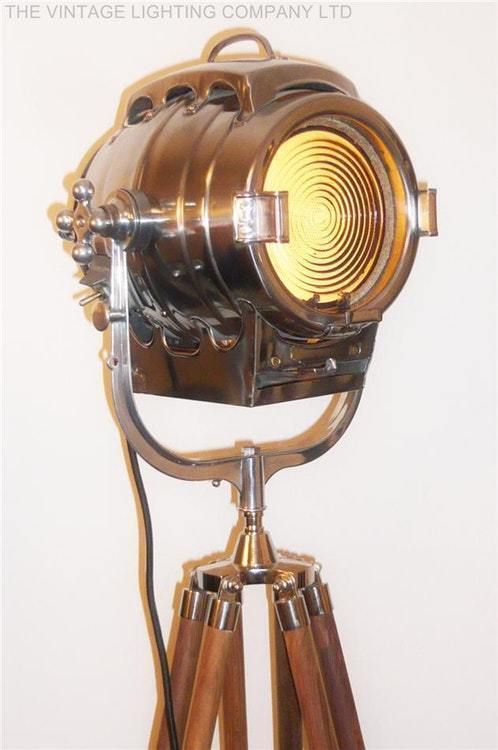 Vintage Hollywood Film Studio Spot Light Industrial Movie Theatre  Floor Lamp Bardwell Macalister Baby Spot Keg Lantern Cir 1930's photo buy