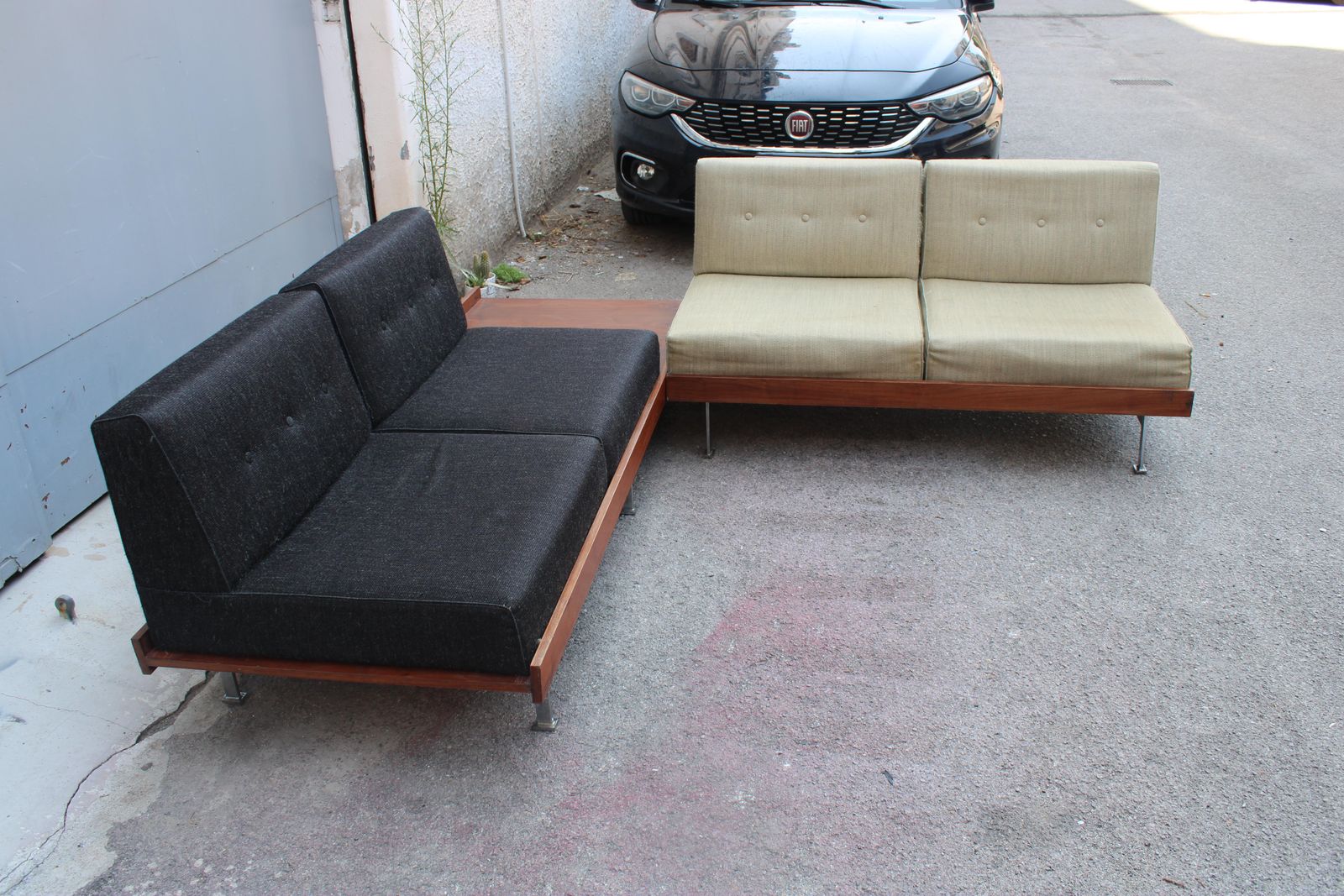 Saporiti George Nelson Herman Miller Style 1950 Italia Modular Sofa photo 6788.0