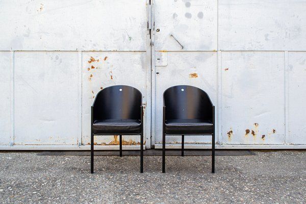 Set Of Costes Chairs By Philippe Starck For Driade, 1980s