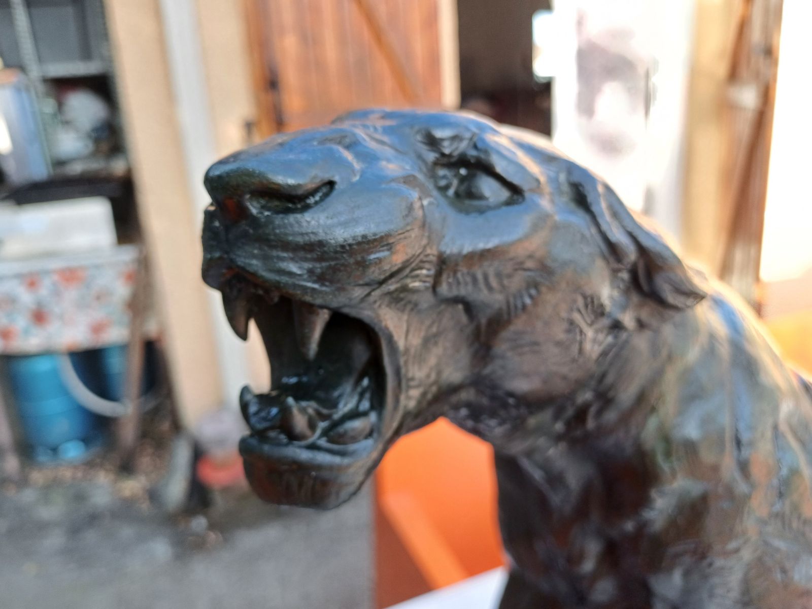 Bronze: Charles Valton (1851 1918) Panther photo for sale