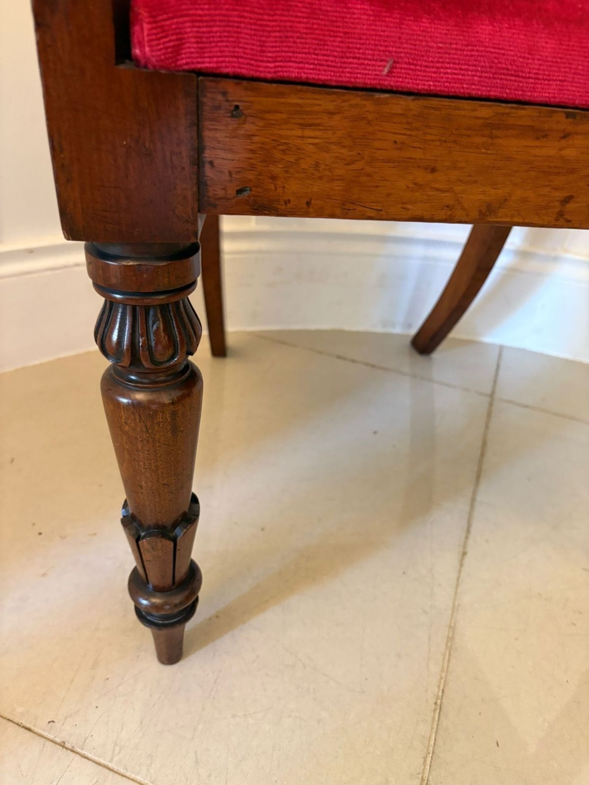 Antique 19th Century Quality Mahogany Desk Chair photo 1125.0