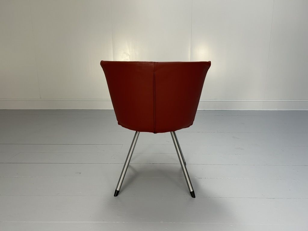 Erik Jorgensen “Ej 11” Cocktail Chair – In Oxblood Leather photo furniture